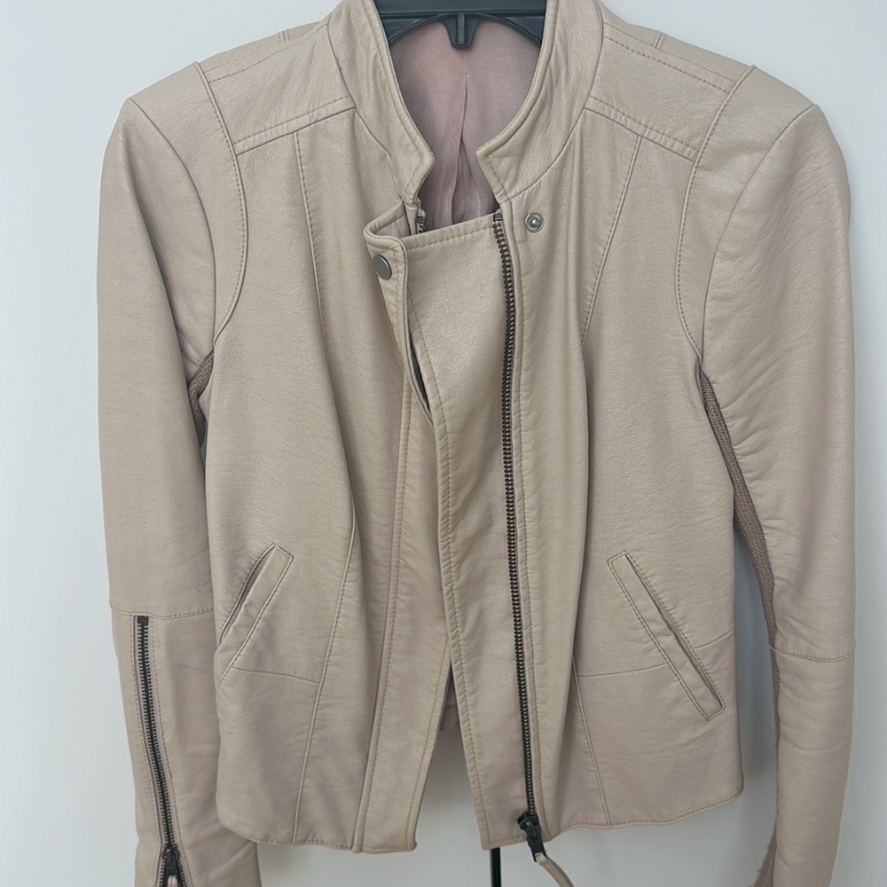 Free People Faux Leather Jacket - Picture 2 of 8